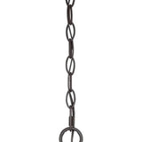 Frosted Glass Bronze Lantern Hanging Light - Homeroots