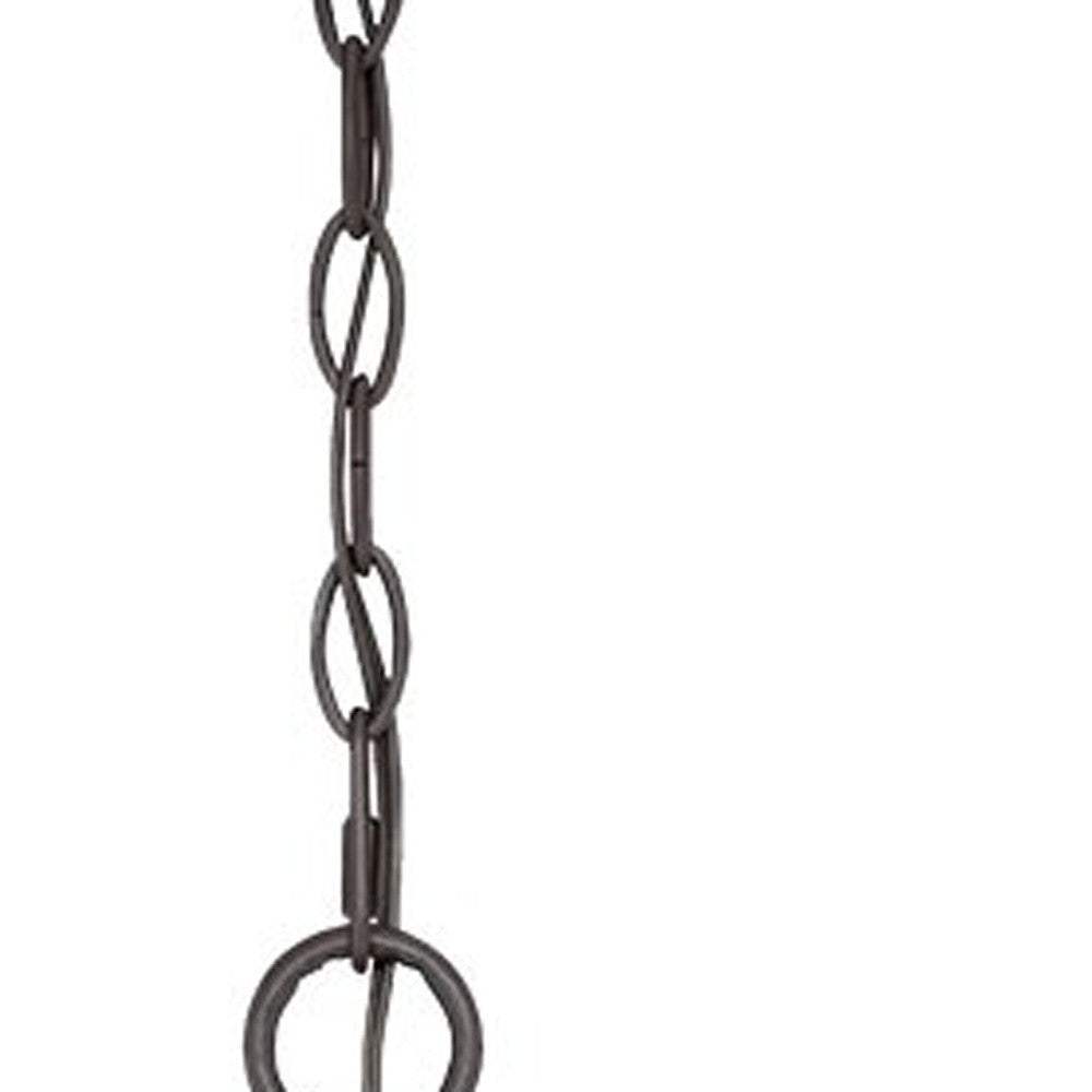 Frosted Glass Bronze Lantern Hanging Light - Homeroots - Flyclothing LLC