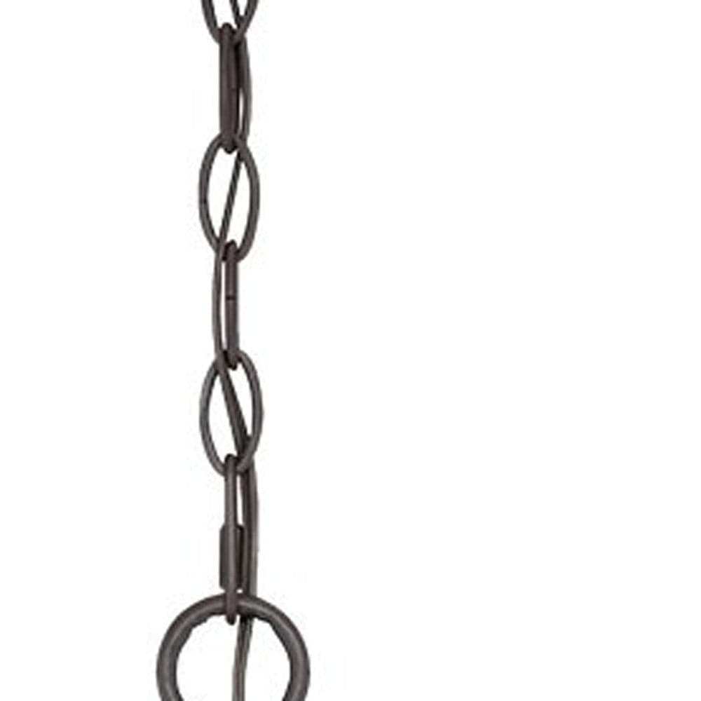 Frosted Glass Bronze Lantern Hanging Light - Homeroots - Flyclothing LLC