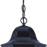 Antique Bronze Geometric Glass Hanging Light - Homeroots - Flyclothing LLC