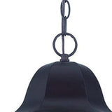 XL Matte Black Geometric Glass Hanging Light - Homeroots - Flyclothing LLC