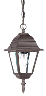 Antique Brown Beveled Glass Outdoor Hanging Light - Homeroots - Flyclothing LLC