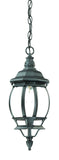 Matte Black Glass Globe Hanging Light - Homeroots