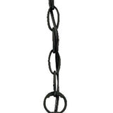 12" Narrow Matte Black Glass Lantern Hanging Light - Homeroots