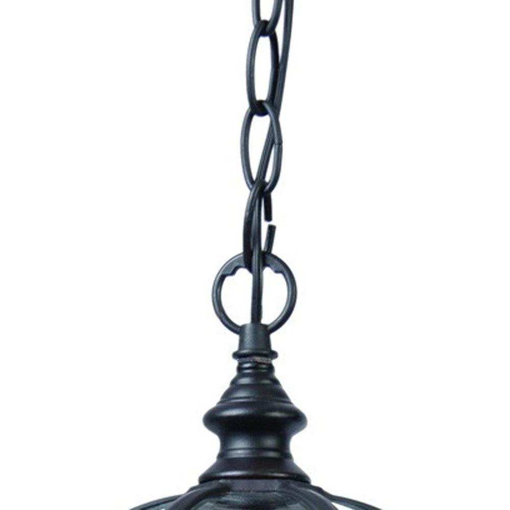 Matte Black Cage Hanging Light - Homeroots - Flyclothing LLC