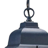 Matte Black Window Pane Lantern Hanging Light - Homeroots - Flyclothing LLC
