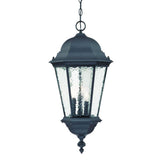 Telfair 3-Light Matte Black Hanging Light - Homeroots