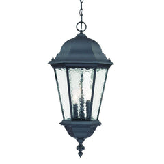 Telfair 3-Light Matte Black Hanging Light - Homeroots