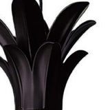 Clear and Black Three Light Pineapple Outdoor Hanging Pendent Light - Homeroots - Flyclothing LLC