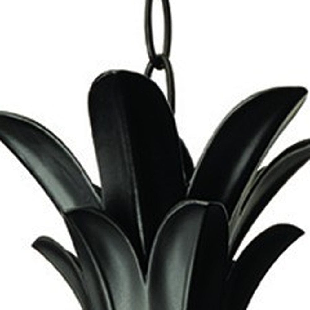 Lanai 3-Light Black Coral Hanging Light - Homeroots
