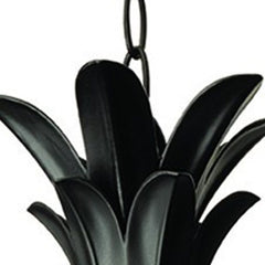 Lanai 3-Light Black Coral Hanging Light - Homeroots