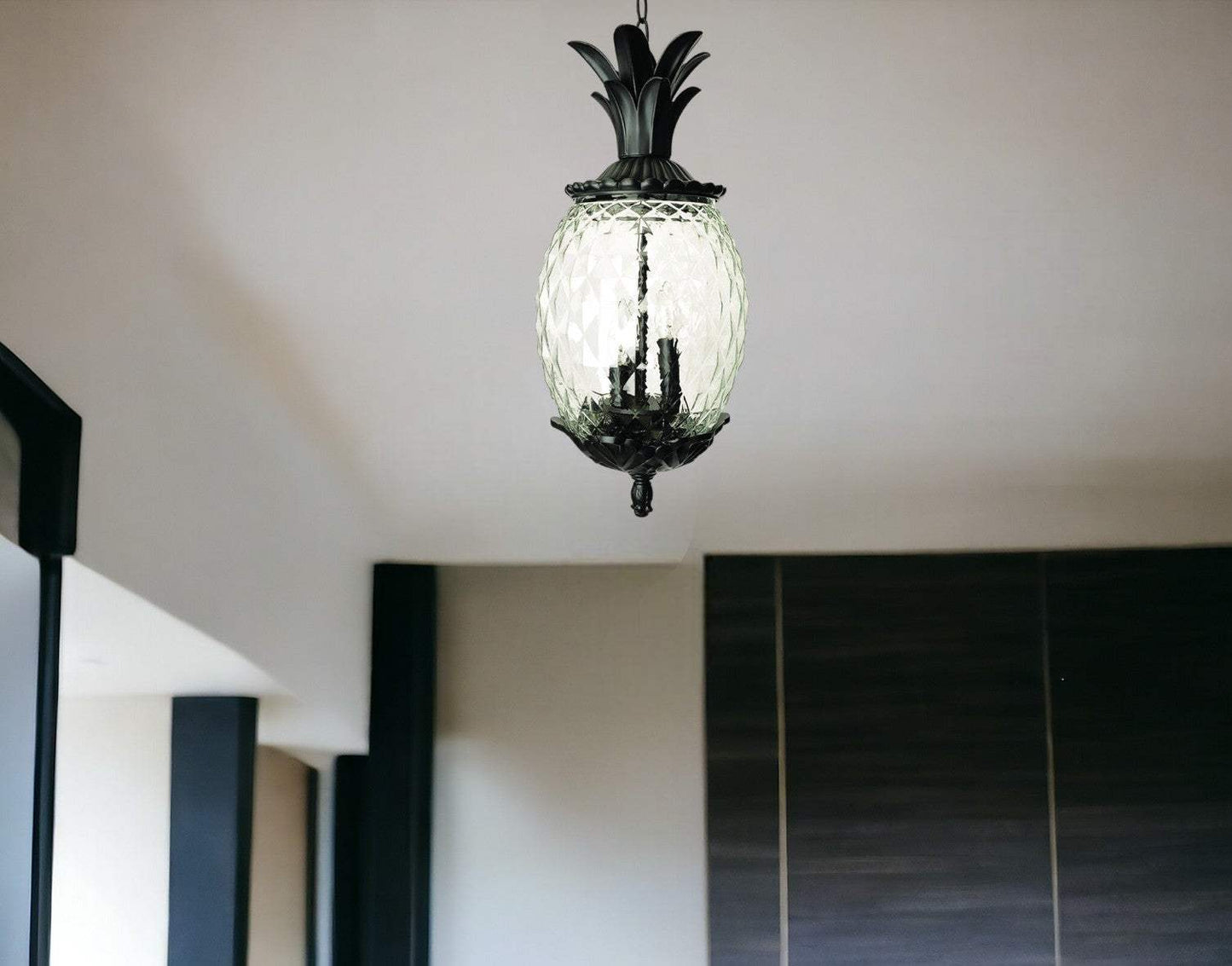 Lanai 3-Light Black Coral Hanging Light - Homeroots - Flyclothing LLC