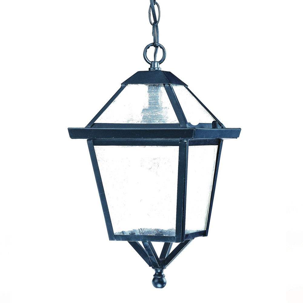 Matte Black Hanging Lantern Light - Homeroots - Flyclothing LLC