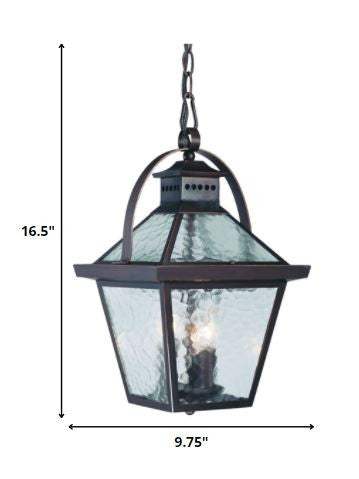 Bay Street 3-Light Architectural Bronze Hanging Light - Homeroots - Flyclothing LLC