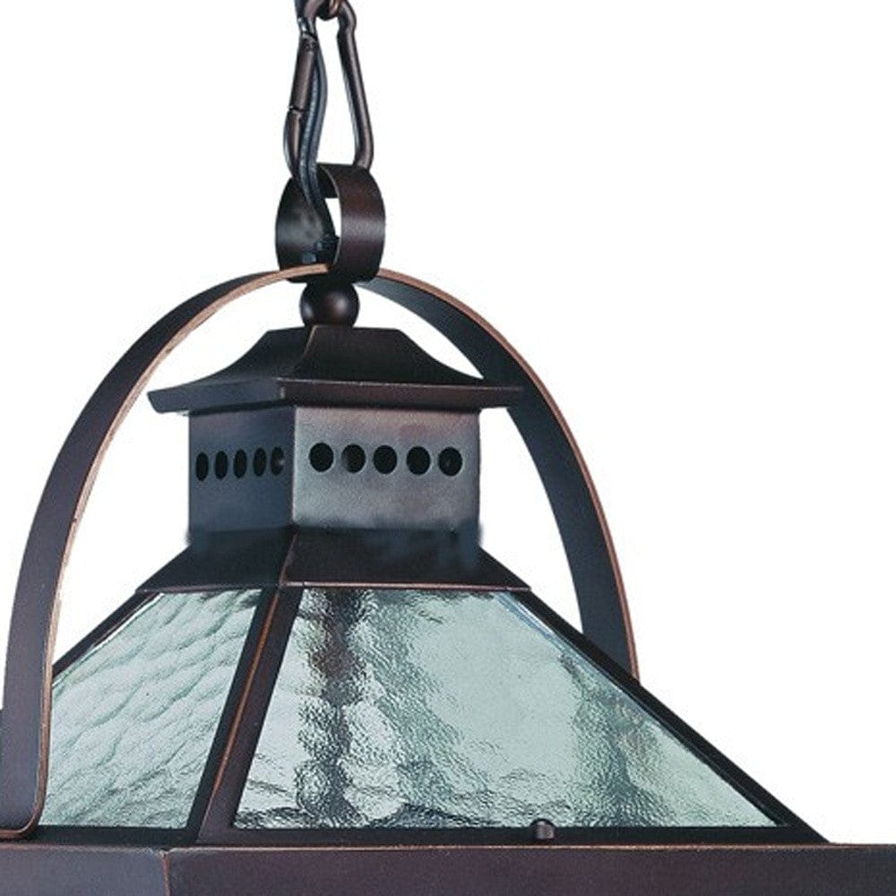 Bay Street 3-Light Architectural Bronze Hanging Light - Homeroots