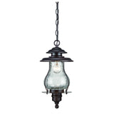 Antique Bronze Oil Lantern Hanging Light - Homeroots