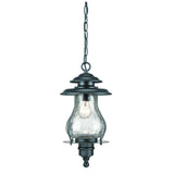 Matte Black Oil Lantern Hanging Light - Homeroots