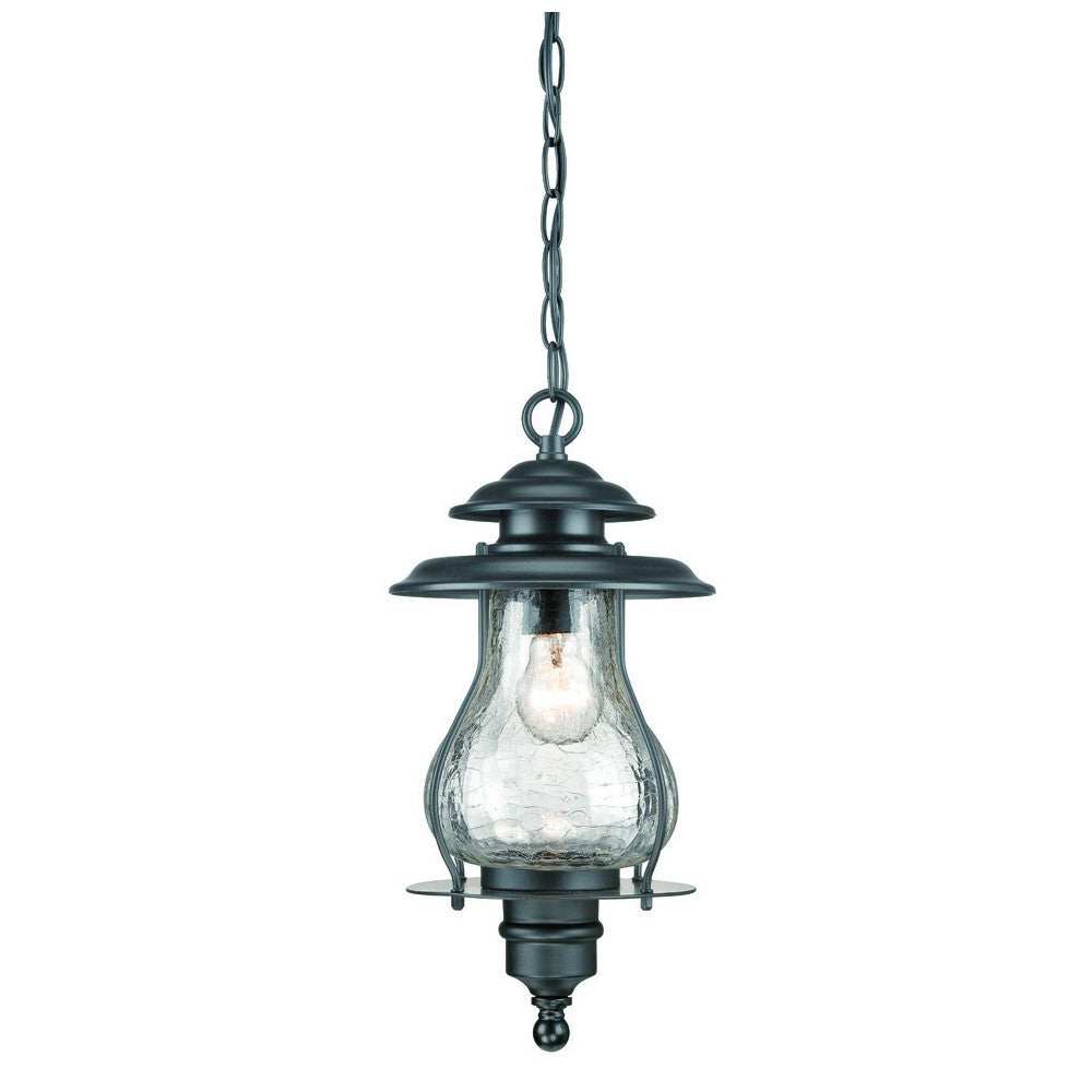 Matte Black Oil Lantern Hanging Light - Homeroots - Flyclothing LLC