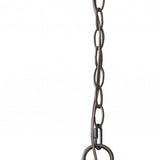 Aria 3-Light Oil-Rubbed Bronze Globe Pendant With Mother Of Pearl Accents - Homeroots - Flyclothing LLC