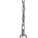 Aria 3-Light Oil-Rubbed Bronze Globe Pendant With Mother Of Pearl Accents - Homeroots - Flyclothing LLC