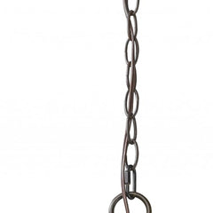 Aria 3-Light Oil-Rubbed Bronze Globe Pendant With Mother Of Pearl Accents