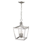 Vintage Silver Metal Tapered Hanging Light - Homeroots - Flyclothing LLC