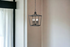 Kennedy 4-Light Matte Black Pendant