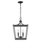 Kennedy 4-Light Matte Black Pendant - Homeroots