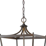 Kennedy 4-Light Oil-Rubbed Bronze Pendant - Homeroots - Flyclothing LLC