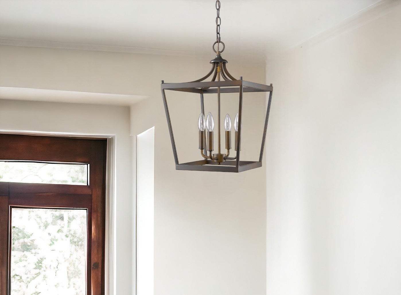 Kennedy 4-Light Oil-Rubbed Bronze Pendant - Homeroots - Flyclothing LLC