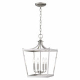 Kennedy 4-Light Satin Nickel Pendant - Homeroots