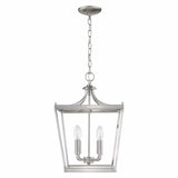 Kennedy 4-Light Satin Nickel Pendant - Homeroots