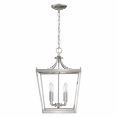 Kennedy 4-Light Satin Nickel Pendant - Homeroots