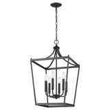 Kennedy 6-Light Matte Black Pendant - Homeroots - Flyclothing LLC