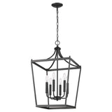 Kennedy 6-Light Matte Black Pendant - Homeroots - Flyclothing LLC