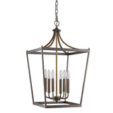 Kennedy 6-Light Oil-Rubbed Bronze Foyer Pendant - Homeroots - Flyclothing LLC