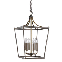 Kennedy 6-Light Oil-Rubbed Bronze Foyer Pendant