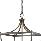 Kennedy 6-Light Oil-Rubbed Bronze Foyer Pendant - Homeroots