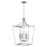 Kennedy 6-Light Satin Nickel Pendant - Homeroots