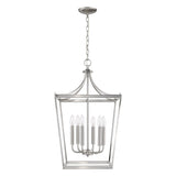 Kennedy 6-Light Satin Nickel Pendant - Homeroots