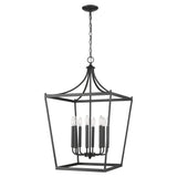 Kennedy 8-Light Matte Black Pendant - Homeroots - Flyclothing LLC