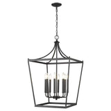 Kennedy 8-Light Matte Black Pendant - Homeroots - Flyclothing LLC