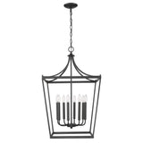 Kennedy 8-Light Matte Black Pendant - Homeroots - Flyclothing LLC