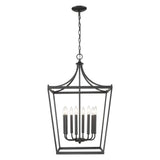 Kennedy 8-Light Matte Black Pendant - Homeroots - Flyclothing LLC