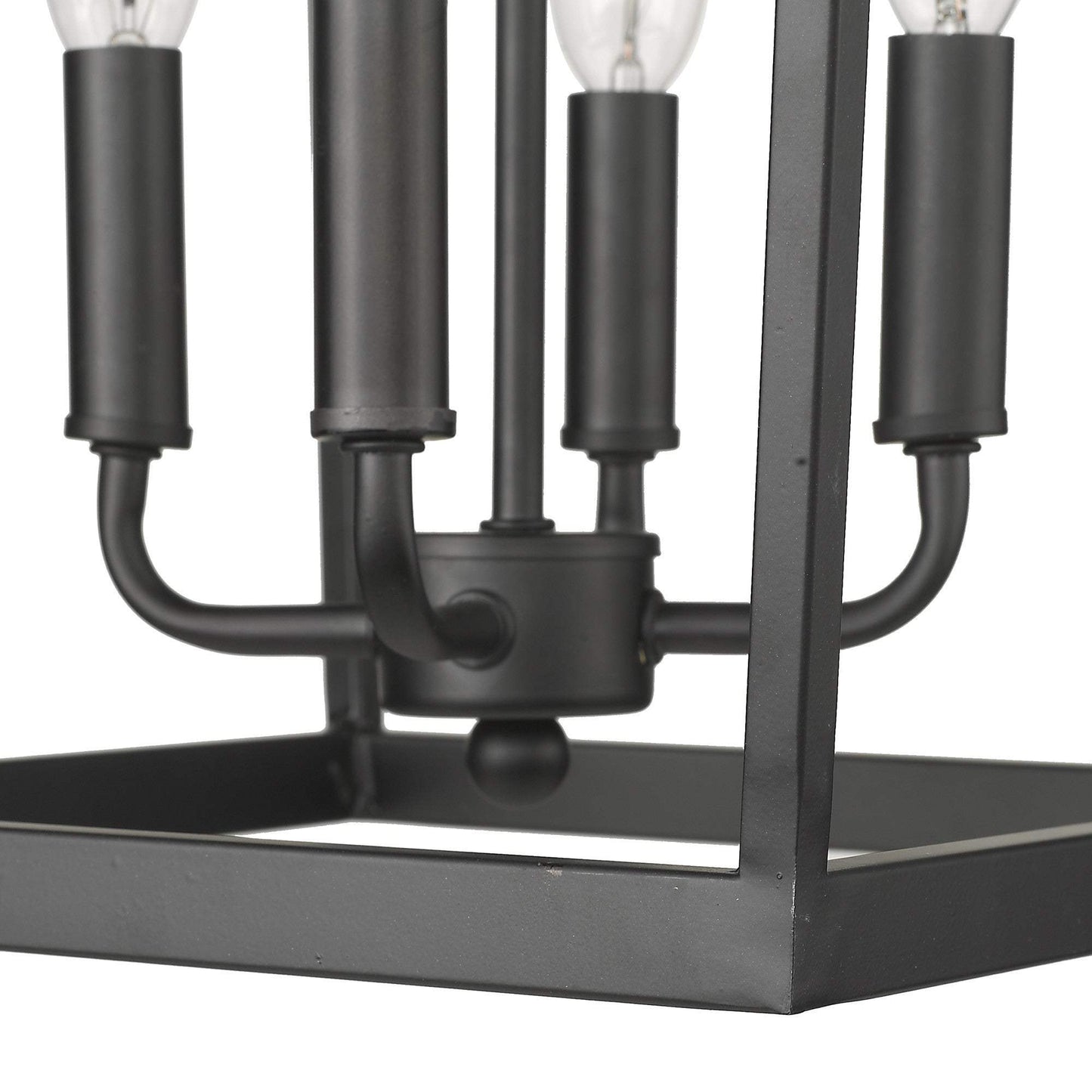 Kennedy 8-Light Matte Black Pendant - Homeroots - Flyclothing LLC