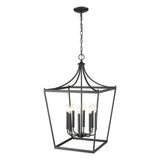 Kennedy 8-Light Matte Black Pendant - Homeroots - Flyclothing LLC