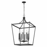 Kennedy 8-Light Matte Black Pendant - Homeroots - Flyclothing LLC