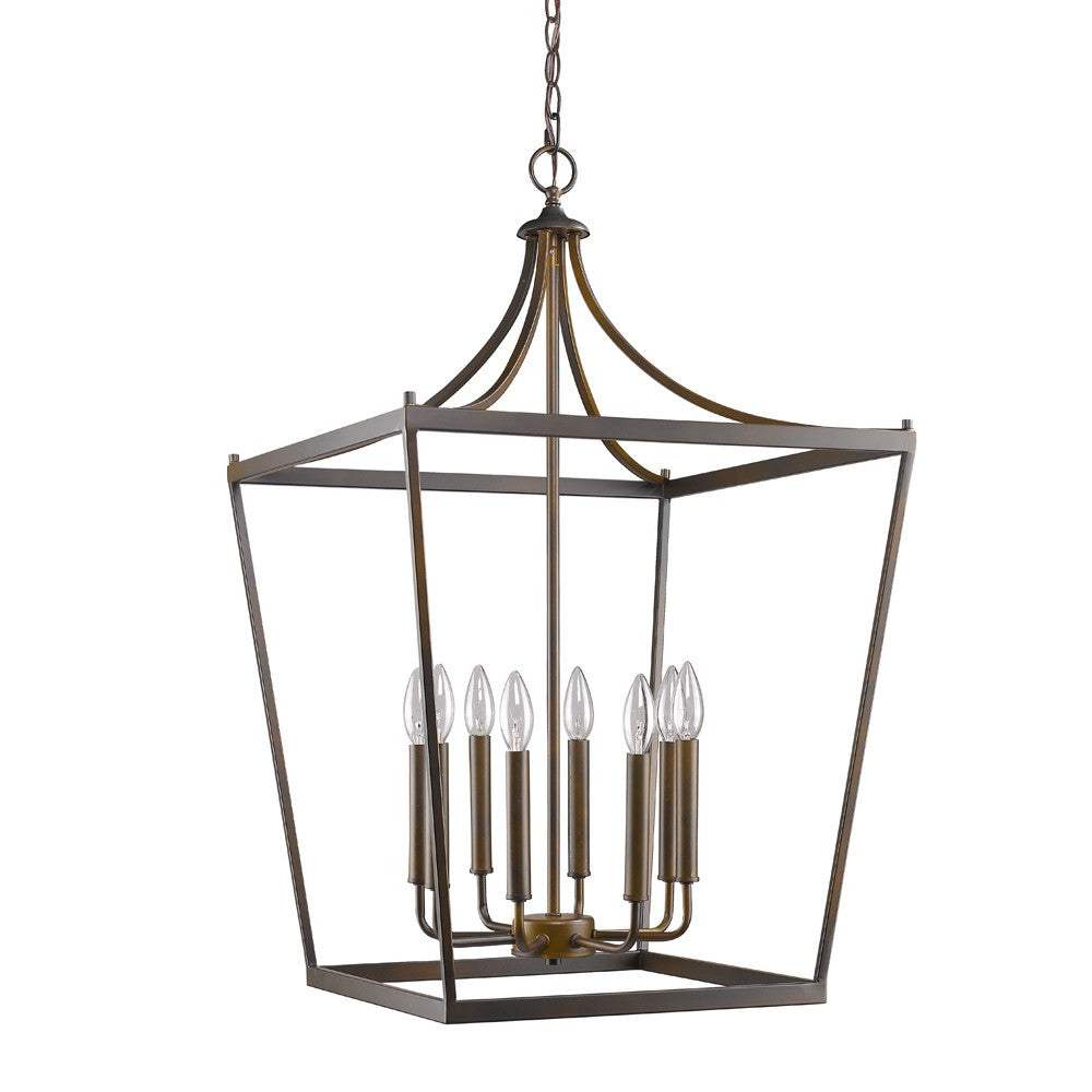 Kennedy 8-Light Oil-Rubbed Bronze Foyer Pendant - Homeroots - Flyclothing LLC
