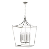 Kennedy 8-Light Satin Nickel Pendant - Homeroots