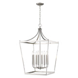 Kennedy 8-Light Satin Nickel Pendant - Homeroots